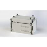 جعبه فلزی با پانل پلاستیکی ابعاد (W160*H150 mm) - Image 3