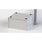 جعبه فلزی با پانل پلاستیکی ابعاد (W210*H115 mm) - Image 3