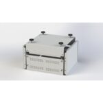 جعبه فلزی با پانل پلاستیکی ابعاد (W250*H155 mm) - Image 3