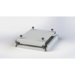 جعبه فلزی با پانل پلاستیکی ابعاد (W260*H40 mm) - Image 3