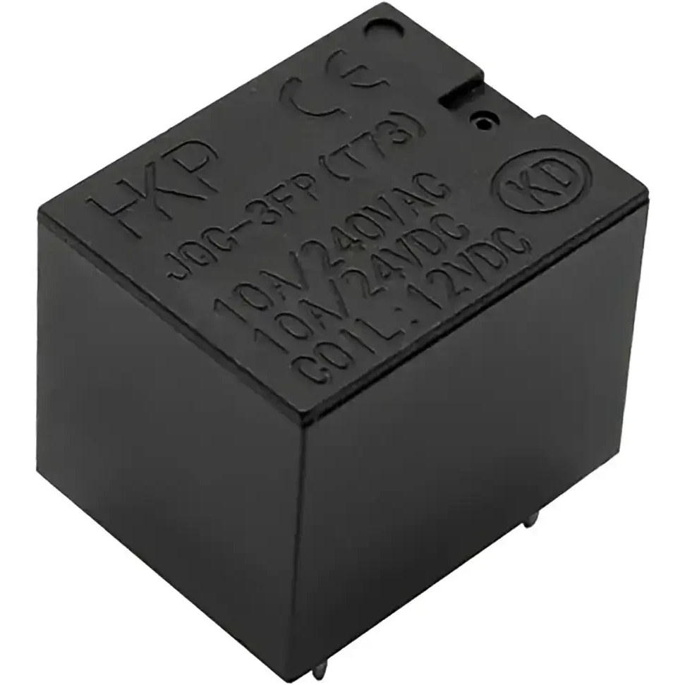 dmBFkJ8Fs5xFajFd رله 12 ولت 10 آمپر (5 پین) برند HKP - Image 1